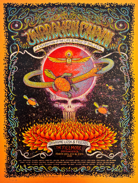 Unbroken Chain - Fillmore Poster (Artist Edition) – Spusta Studio Shop