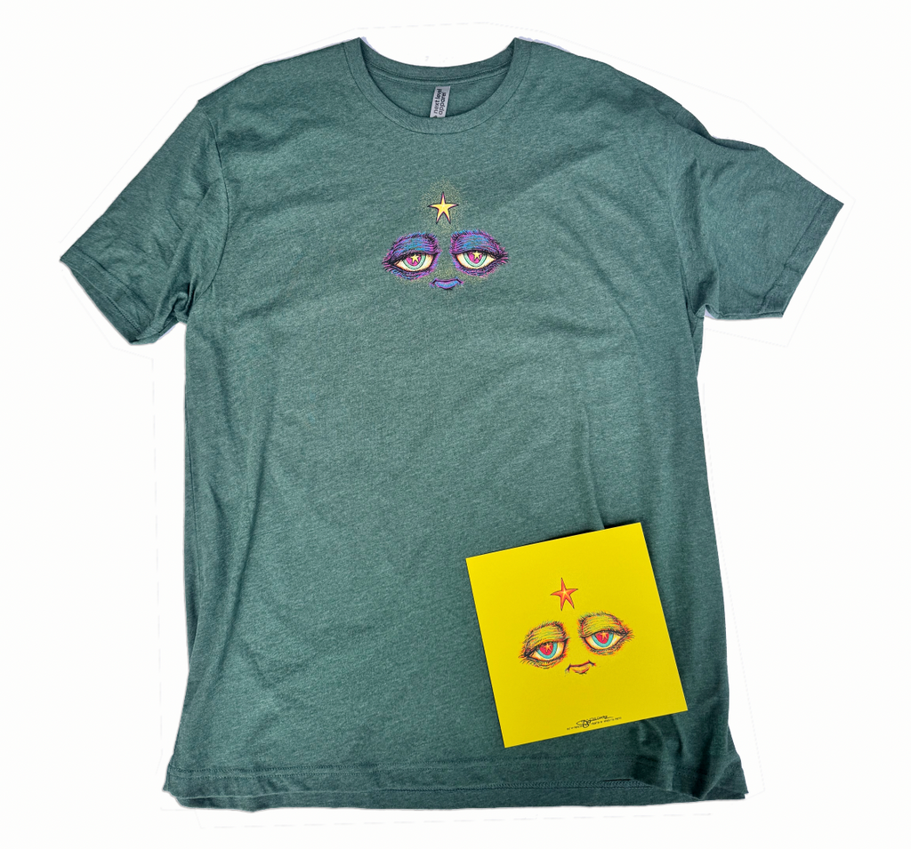 Mild Star Child Mystery Colors Shirts and Prints