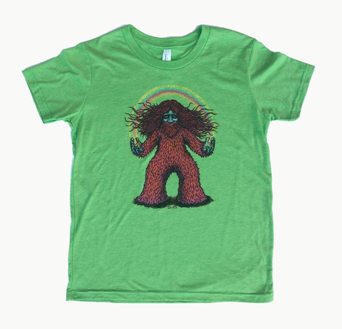 Squatchy Vibes Green Toddler / Youth Shirt